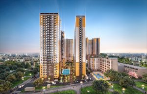 Tháp Green Emerald của dự án Bcons City