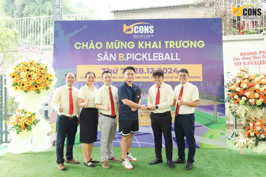 Hình ảnh sôi nổi tranh tài ngay ngày khai trương sân Pickleball của tập đoàn Bcons