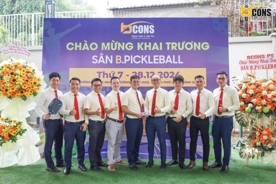 Hình ảnh sôi nổi tranh tài ngay ngày khai trương sân Pickleball của tập đoàn Bcons