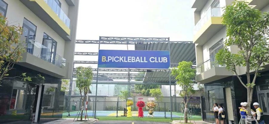 Hình ảnh sân B.Pickleball trong khuôn viên Bcons Uni Valley