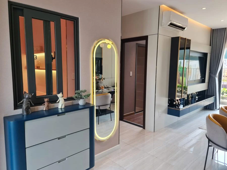 Căn hộ 2 phòng ngủ Tháp Green Emerald dự án Bcons City