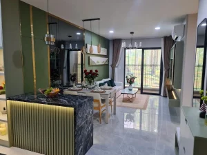 Góc nhìn từ cửa vào phong khách
