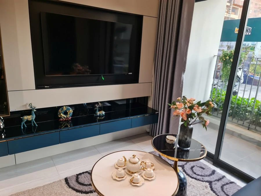 Khu vực để Tivi căn hộ 2 phòng diện tích 52m dự án Bcons City