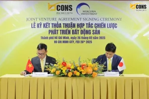 Lễ ký kết thỏa thuận hợp tác chiến lược phát triển bất động sản giữa tập đoàn Bcons và tập đoàn Mercuria của Nhật Bản