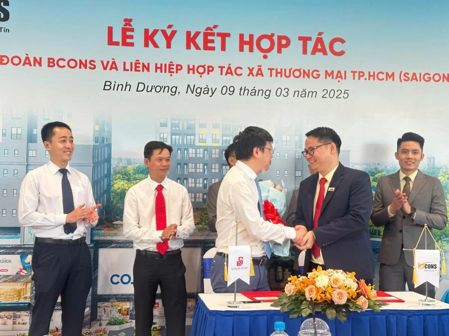 Ký kết hợp tác chiến lược giữa Bcons và Saigon Co.op