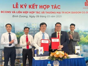 Lễ ký kết hợp tác giữa tập đoàn Bcons và Saigon Co.op