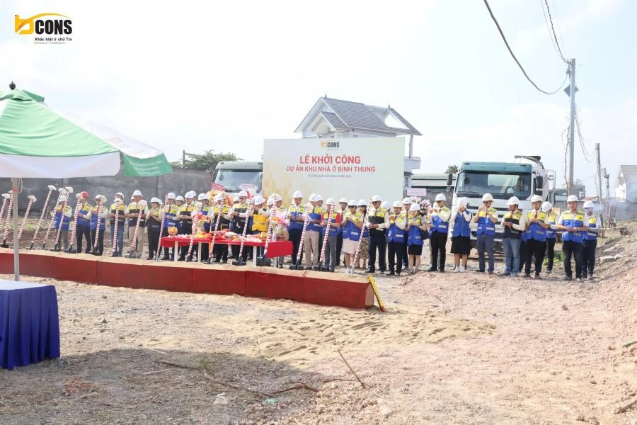 HÌnh ảnh nổi bật tại lễ khởi công dự án Green Land Bình An của tập đoàn Bcons
