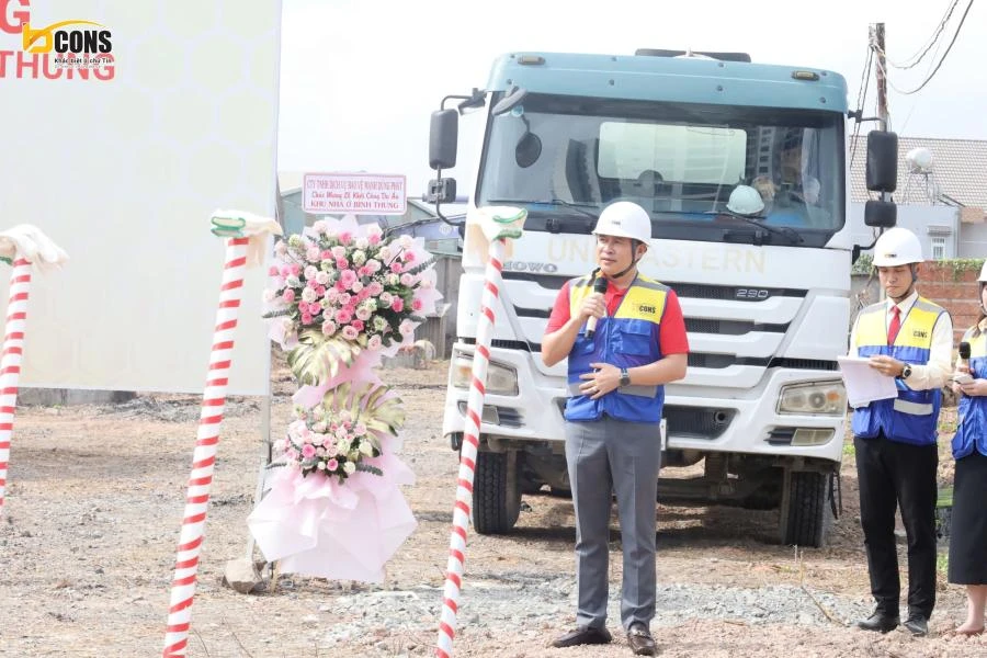 Hình ảnh nổi bật lễ khởi công Khu nhà ở Bình Thung