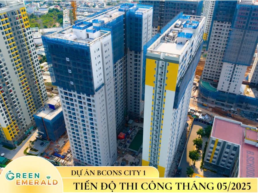 Tháp Green Emerald dự án Bcons City