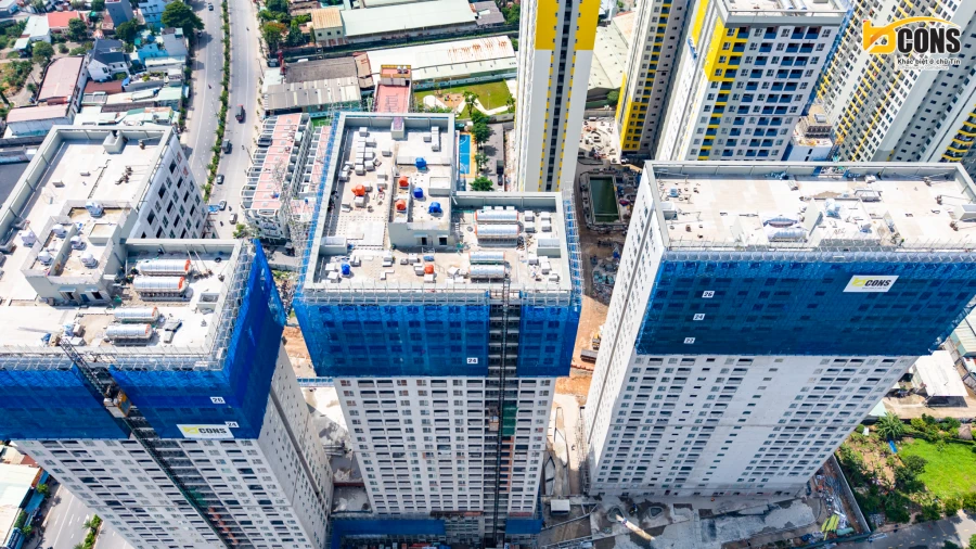 Tiến độ xây dựng dự án Bcons City tháng 6/2025