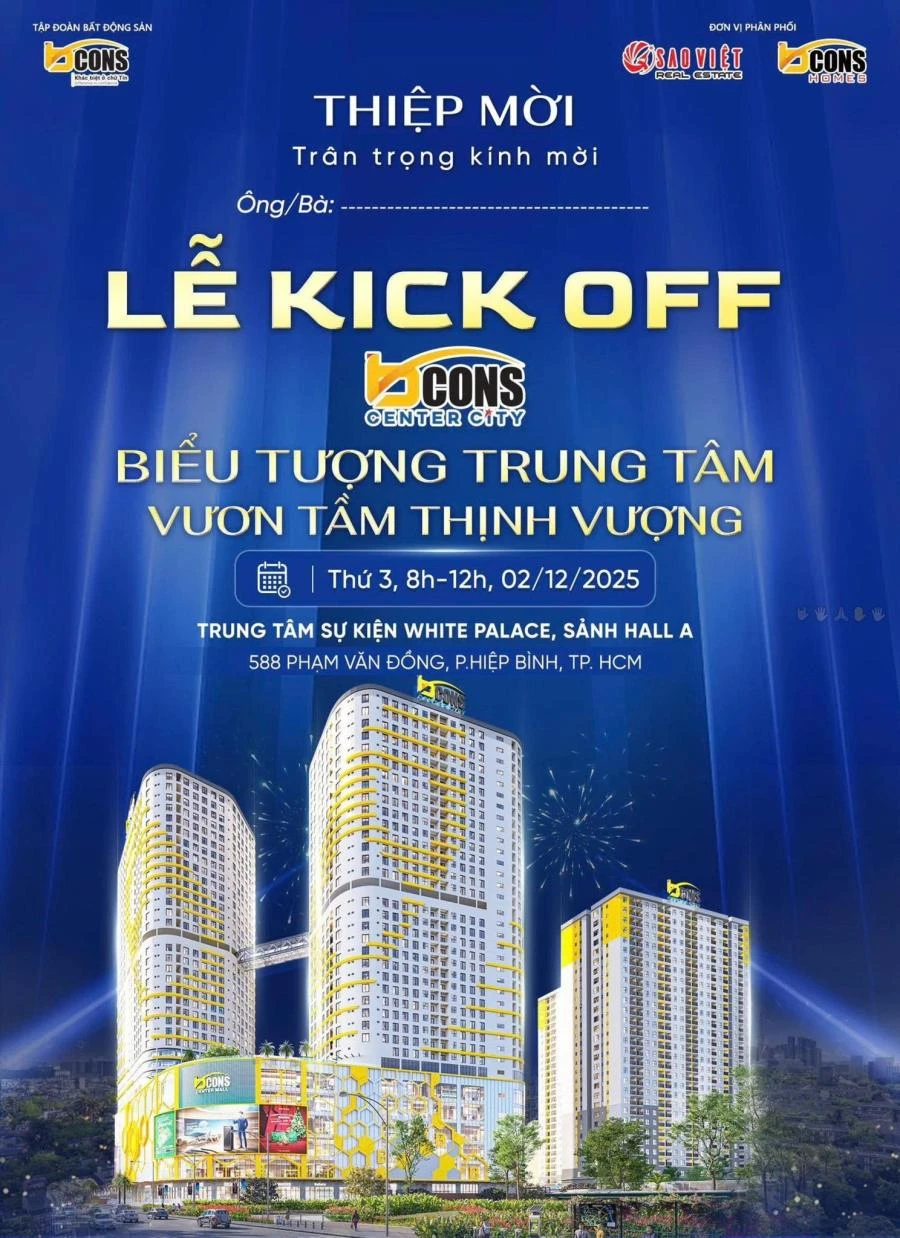 Lễ Kick Off Bcons Center City