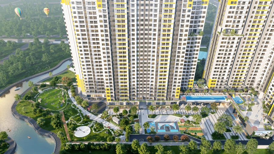 Căn hộ Bcons Newsky thiết kế tối ưu lấy sáng và gió
