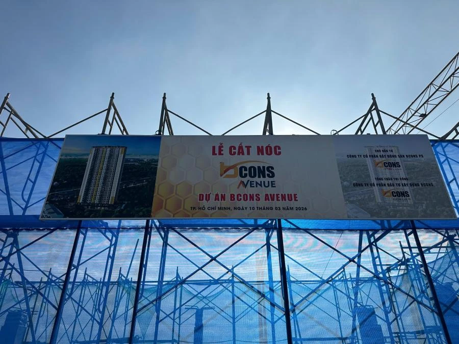 Lễ cất nóc Bcons Avenue