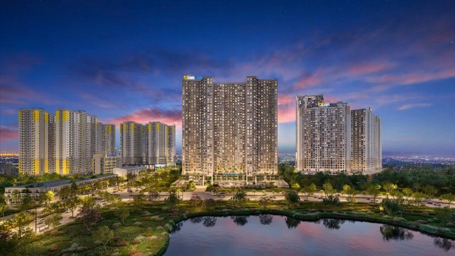 Bcons Aria nằm trong quần thể Bcons Làng Đại Học