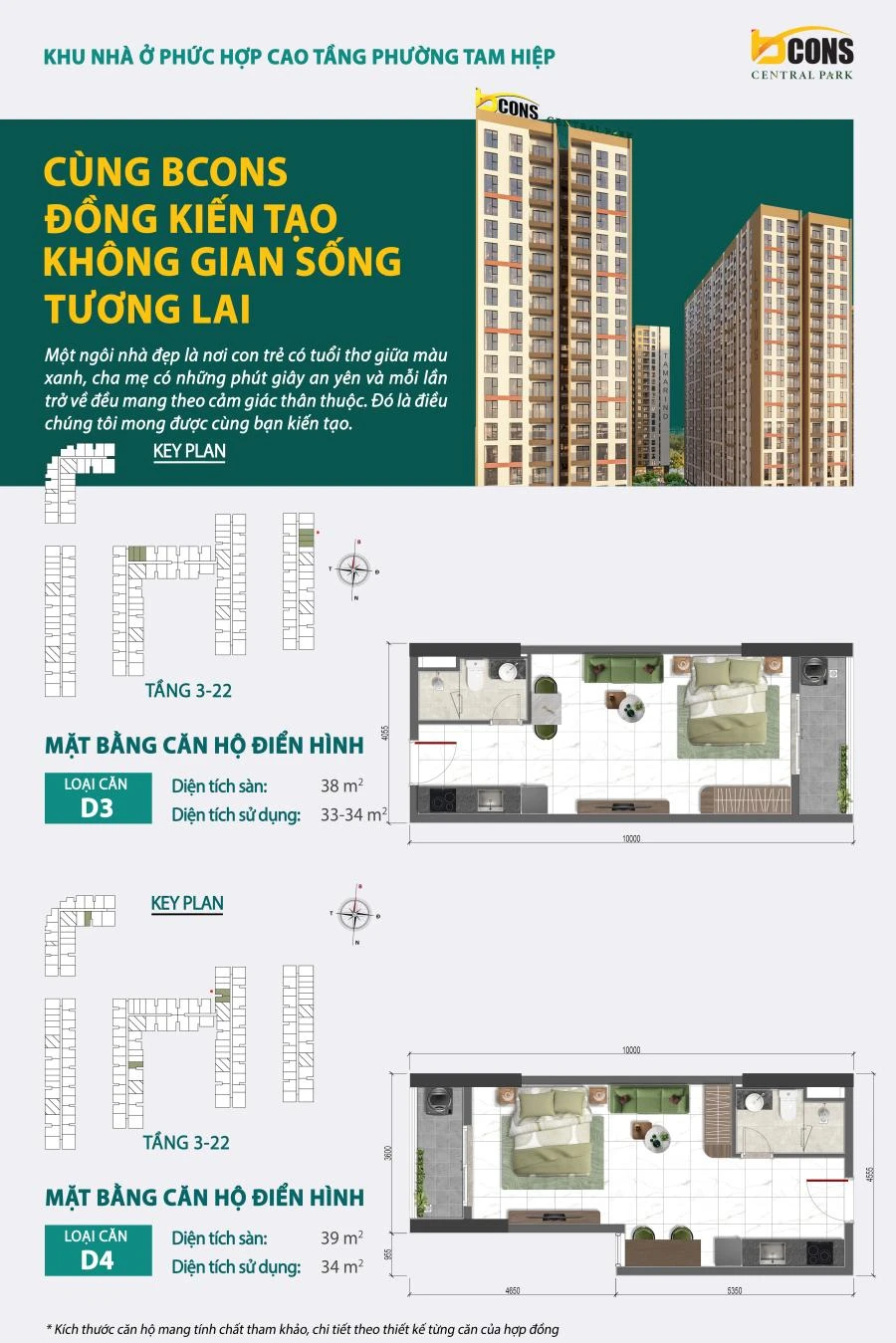 Mẫu Căn D3 + D4